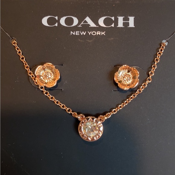 Coach Necklace and Earring Set - Picture 3 of 14
